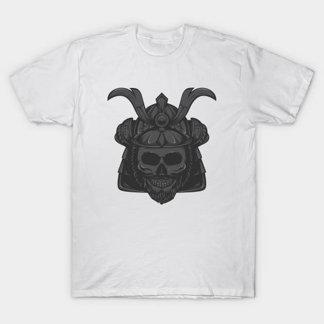 Samurai Skull T-Shirt by White Name